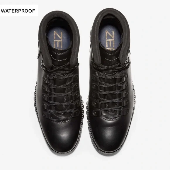 Cole Haan ZeroGrand Hiker Boot Black Leather Style C30403 Mens Size 8.5 … - Picture 4 of 10